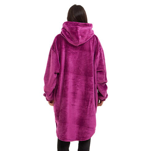 Snuggs Blanket Hoodie Fuchsia